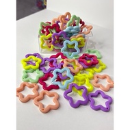 10pcs large star beads star flower charm/