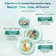 TIMESHOP POWERBOOM Supplement Male Energy Boost Stamina Support Boosting Energy Stimulating Vitality