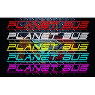 Cutting PLANET BUS Stickers