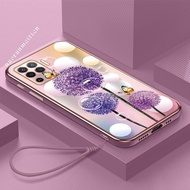 Casing OPPO A93 2020 A94 A94 4G A95 5G A96 5G luxury be loved illustration square silicone case