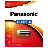 Panasonic CR123A Cylindrical Lithium 3V Battery