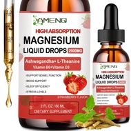 Cortisol Supplements for Women Men, Cortisol Manager Reducer Liquid Drops | Magnesium Drink Mix w/ M