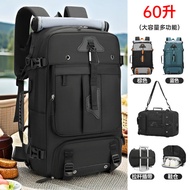 Super Large Capacity Backpack Men Outdoor Expandable Travel Boarding Backpack Travel Large Size Lugg