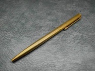 古董 Dunhill Gemline 鍍金 大麥刻紋（Barleycorn）原子筆 萬寶龍 Noblesse（貴族）德國工廠代工