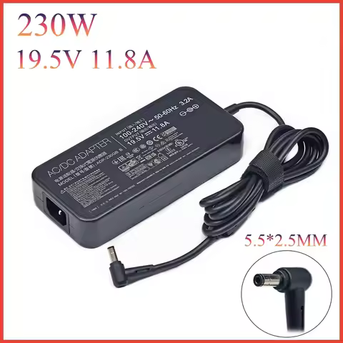 19.5V 11.8A 230W For ASUS Charger power supply AERO 15-Y9-4K80P AERO 15-X9-RT4K5MP GAMING Laptop Ada