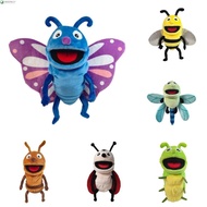NEEDWAY Plush Dragonflies Hand Puppet, Plush Bees Sensory Toys Animal Insect Hand Puppet, Animals Plush Toys Role-Playing High-quality Soft Hand Finger Story Puppet Children