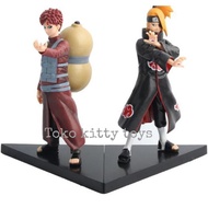 NARUTO GAARA AND DEIDARA AKATSUKI ACTION FIGURE SET 2 PCS