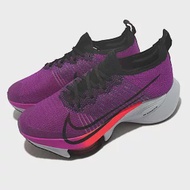 Nike 慢跑鞋 Air Zoom Tempo Next% FK 女鞋 螢光紫 路跑 氣墊 不對稱鞋帶 運動鞋 CI9924-501