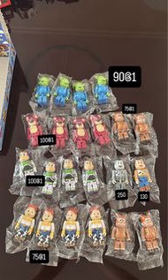 BE@rbrick chase toy story + Batman Hush 100% ~ Bearbrick series 50 & 51,亦有其他Series~ SF到付或太古站交收~多要可平~
