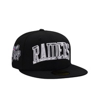 NEW ERA LAS VEGAS RAIDERS KICKOFF 1998 METALLIC PRIME EDITION 59FIFTY FITTED HAT  73/8