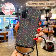 [SSM1] Softcase Sling motif love OPPO A53 OPPO A33 - Case Tali OPPO A53 - Case Gantungan OPPO A33 - 