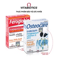 Bộ Sản Phẩm Vitabiotics OSTEOCARE Giúp Xương Chắc Khỏe 30 Viên Và FEROGLOBIN B12 Bổ Sung Sắt 30 Viên