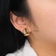 Adelaide Earrings Gold earrings with 925 silver pin Light gold stud earrings/