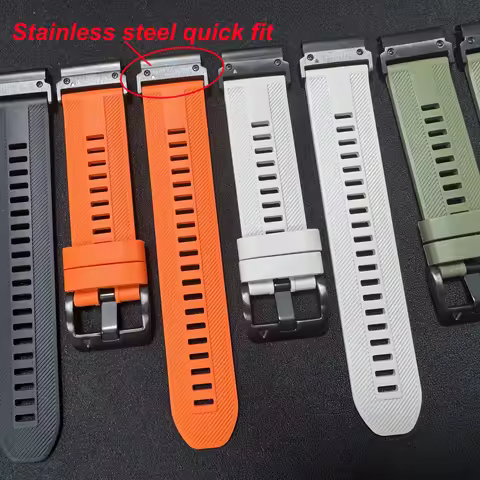 Stainless Steel QuickFit Strap For Garmin Instinct3 45mm Fenix 8 47mm FenixE 7/7pro 6GPS 5/5Plus S70