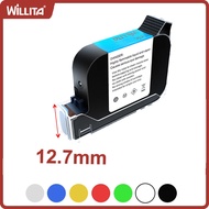 B Level JS12 2588 Compatible Ink Cartridge 600DPI 12.7mm Handheld Inkjet Printer Fast Dry Eco Solven