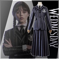The Addams Family Wednesday Two-Dimensional Cosplay Costume