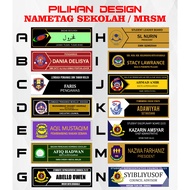 Name Tag Epoxy SEKOLAH | SBP | MRSM | PRS  | MAGNET & PIN