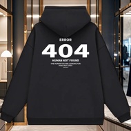 Error 404 Human Not Found Gadabang Hoodie Boxy Oversize Reflective Screen Printing