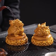 Toad Golden Tai Ke Toad Raising Tea Accessories Color-changing Pet Tea Table Decoration Turning Tea 