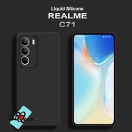 Plain Macaron Softcase Realme C71 - Square edge - Plain Case For Realme C71 - Realme C71 macaron sof