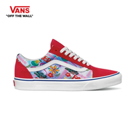 VANS Old Skool - (Vans Market) racing red/true white รองเท้า ผ้าใบ VANS ชาย หญิง