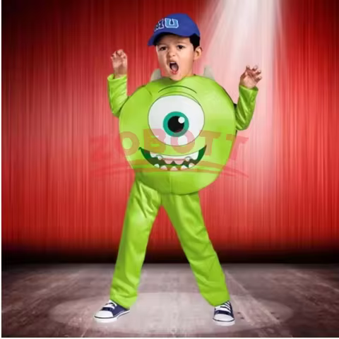 Halloween and Princeton Costume Mike Wazowski Monster University 3-piece Set Halloween Costumes