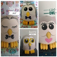 Cute vinyl sticker owl/ Sticker owl for diffuser