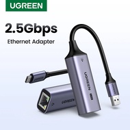 UGREEN USB Ethernet Adapter 2.5G USB3.0 Network for Laptop PC NAS Server USB-A/C Internet Adapter