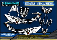 Honda Xrm 125 Decals Sticker