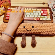 Handmade diy Keyboard Baguette Multifunctional Bracket Wrist Rest Woven Material Package Send Friend