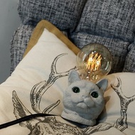 曙MUSE 美國短毛貓桌燈 LED燈 鎢絲燈泡 USB燈 擺飾 貓 毛孩