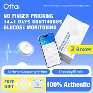 Ottai  2 Full Sets CGM Health Accessories Diabetes Glucose Sensor No Finger Pricking