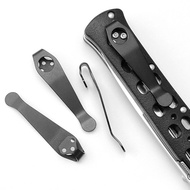 Rugged and durable titanium alloy cold steel pocket clip for outdoor EDC tools pocket fixing clip