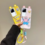 3D Ears Toy SpongeBob SquarePants Cartoon Doraemon IMD Case for Vivo S18 5G S18 PRO 5G V30 5G V30 PR