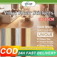 Vinyl Flooring 91*15CM PVC floor sticker Waterproof Self Adheslve Home Decoration Thickened Wear-res
