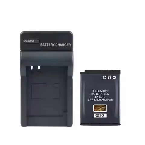 Nikon Battery New EN-EL12 3.7V 1050mAh Camera + Charger For Coolpix S630 P300 P330 S710 S6200 S6300 