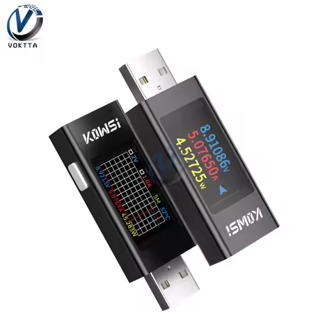 KWS-MX23 USB Tester DC 4-30V 0-12A Digital Voltmeter Amperimetro Power Meter Voltage Current Tester 