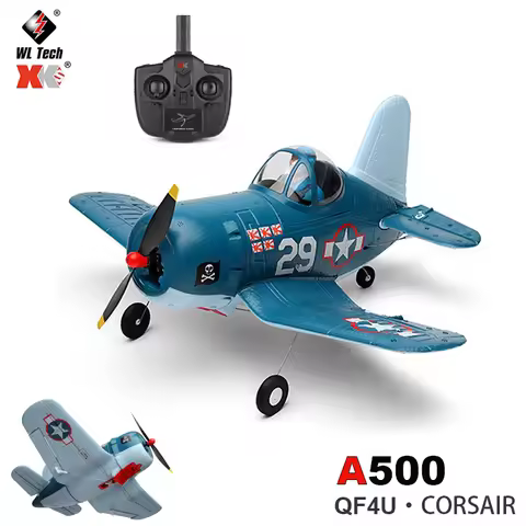 WLtoys XK A500 RC Airplane QF4U Fighter Four-Channel Machine A250 A200 Remote Control Planes 6G Mode
