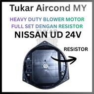 Nissan UD 24V (CD5/CD4) Blower Motor c/w Electric Panel Regulator