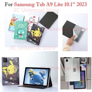 For Samsung Tab A9 Lite 12.0 11.6 10.1 Android 12.0 Jeans fabric PU Leather Case Holder Cover Samsung Tab A 9 Lite 11.6 inch Flip Stand Case Foldable Stand
