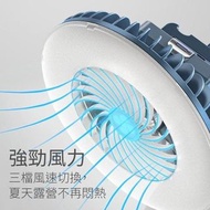 露營燈連風扇戶外便攜式多功能露營風扇