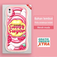 HP Mater.case Redmi 6 6A 7 8 8A K40S 9A 9C 10A 9T 10C 10 5G sofe Phone Case SWEET SUGAR Pattern 3D j