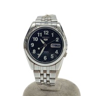 SEIKO Men's Watch Automatic Analog Stainless Steel BLK SLV 7S26-01V0 Direct from Japan Secondhand