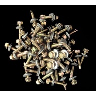 Hexagon Self Drilling Screw With Washer/Hex Screw/Skru Washer/Skru Ekor Udang Skru Besi Skru Bumbung