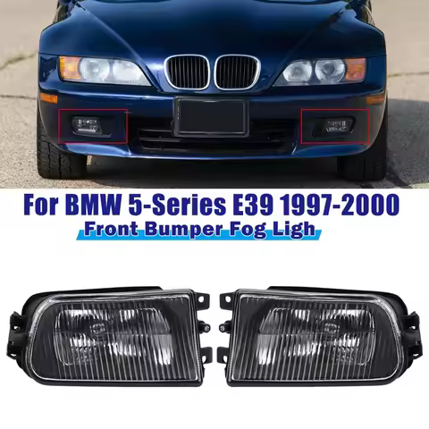 Left /Right Car Light Fog Light Fog Lamps For BMW 5 Series E39 95-98 520 525 523 530 525li 535 523li