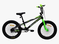 sepeda anak remaja bmx trex onyx 3.0 20 inch garansi sni - black green