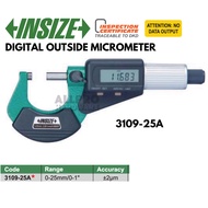 INSIZE Digital Outside Micrometer 3109-25A (0-25mm) / 3109-50A (25-50mm) / 3109-75A (50-75mm) / 3109