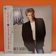 #RR44-63 LP TERPAKAI [ BRYAN ADAMS - YOU WANT IT, YOU GOT IT ] USED LP < NM >