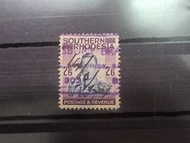 1937 南羅德西亞乔治六世2先令6p税票