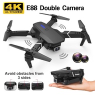 E88 Pro Drone 4K HD Daul Camera Wifi FPV Portable Foldable Remote Control Drones Rc Quadcopter Helicopter Dron Toys